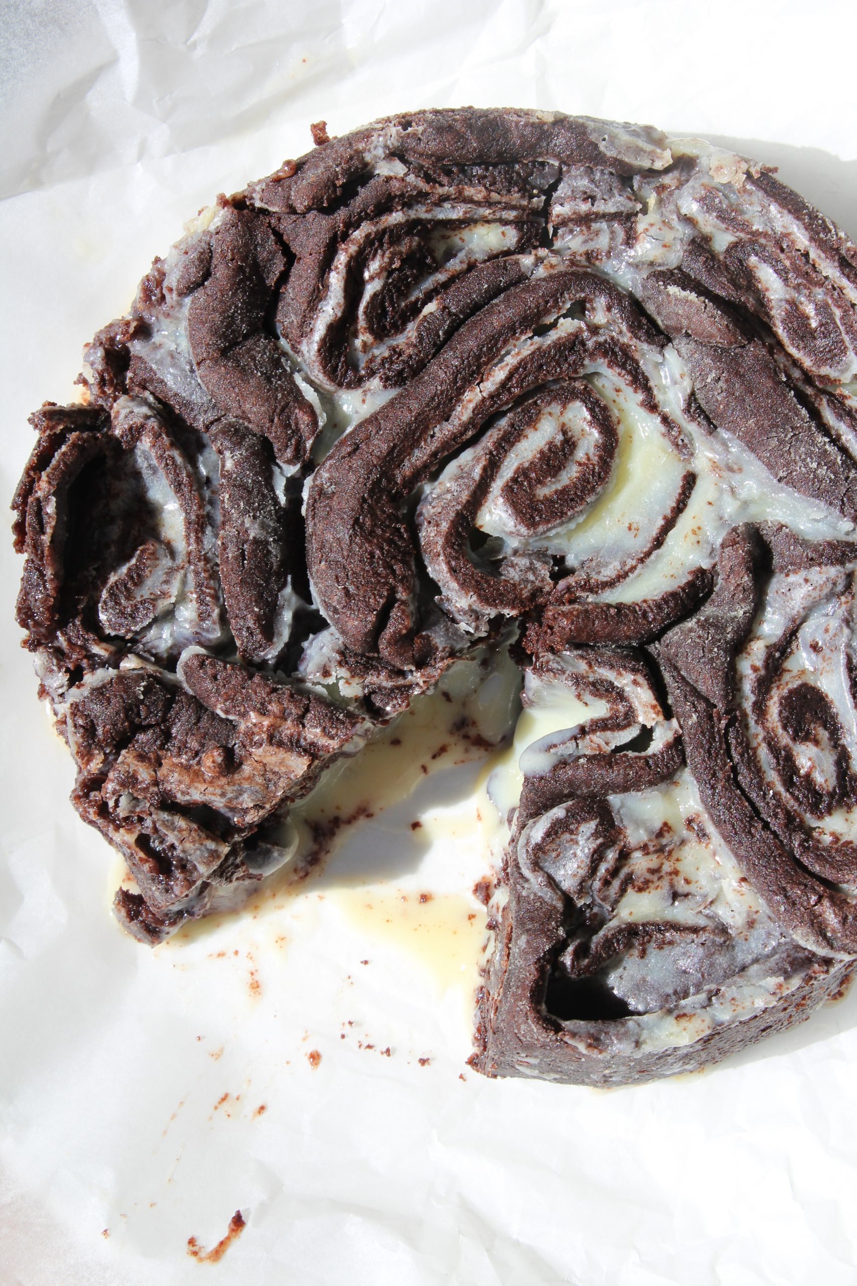 שושני בצק עוגיות שוקולד במילוי פרלין שוקולד - עוגת עוגיות אמסטרדם